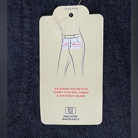 St. JOHN’S BAY capri stretch jean size women’s size 6P. - Picture 11 of 16